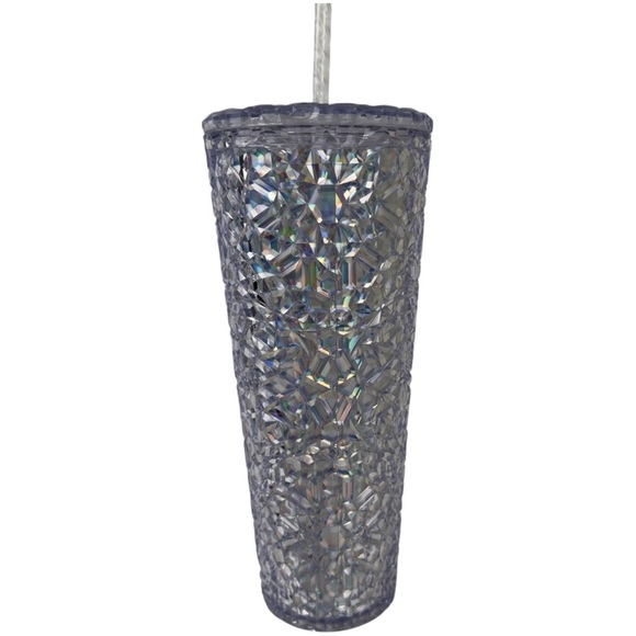 NWT Starbucks 2024 Sparkling Iridescent Unicorn Diamond Gemstone Venti Tumbler - Picture 9 of 13
